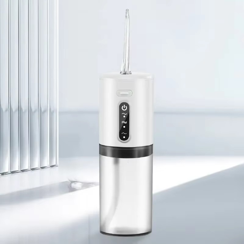 Norvo | Bærbar vannflosser USB oppladbar oral irrigator 9,5 oz elektrisk tannrensker med 3 moduser vanntett