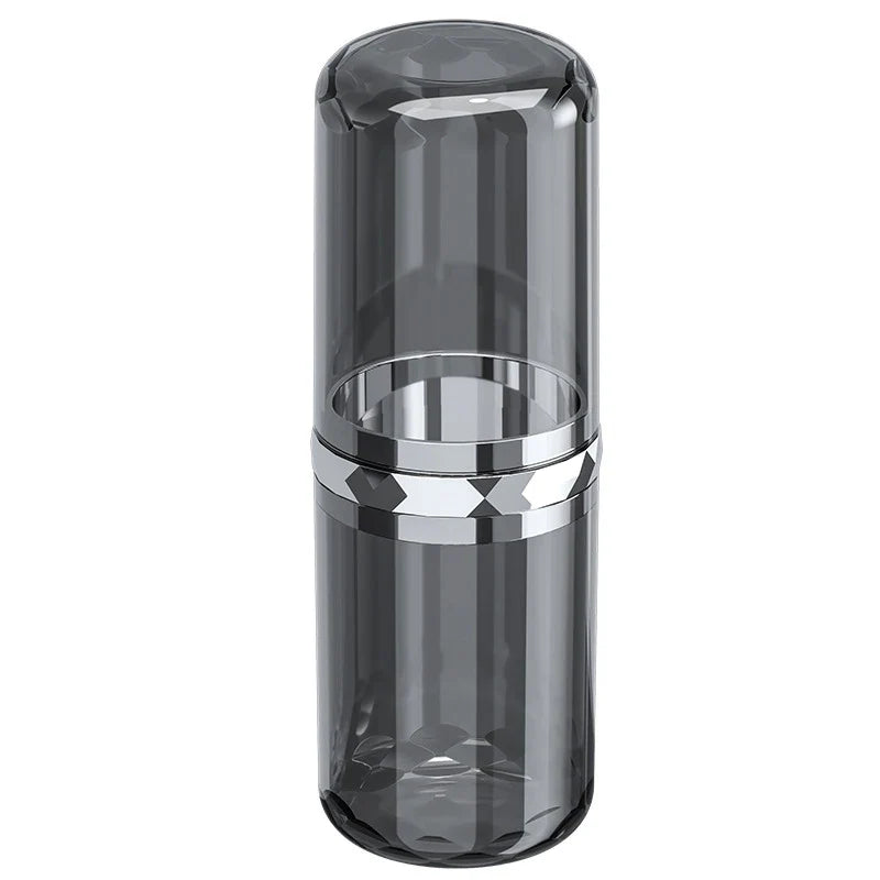 Norvo | Dentova Reiseskappel med Tannbørsteeske | 2-i-1 Oppbevaringsbeholder for Tannbørste & Munnhygiene | Ideell for På Farten