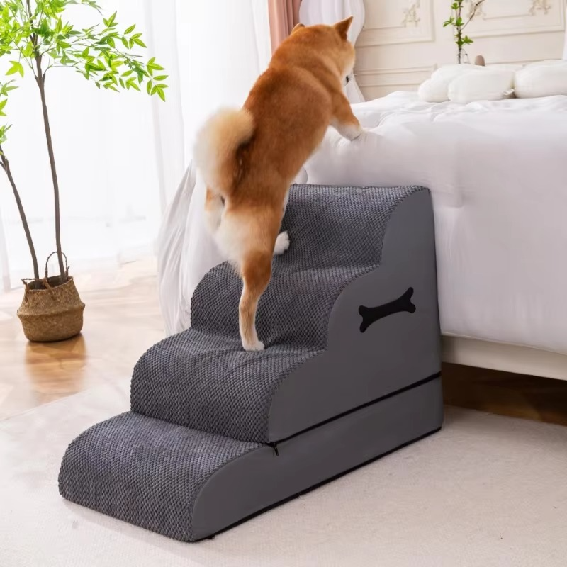 Norvo | Buede hundetrapper for små og mellomstore kjæledyr – Sofa og seng tilgangstrinn