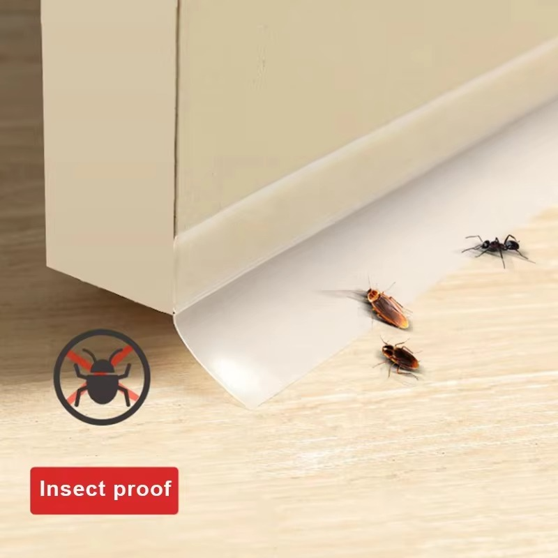 Norvo | 16,4 Ft Transparent Selvklebende Dør Tetningslist