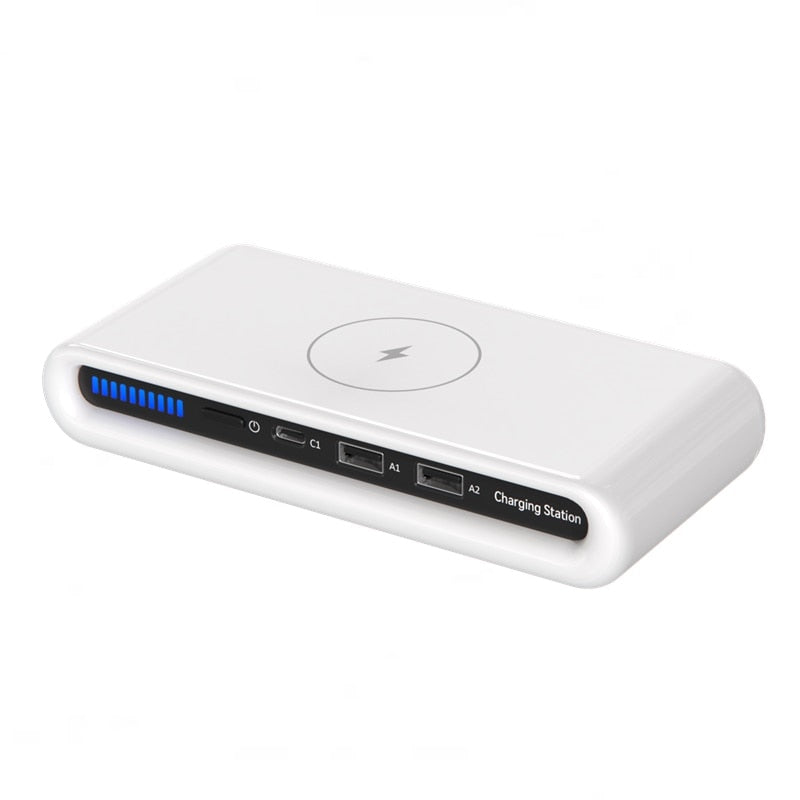 Norvo | 4i1 Smart Trådløs Ladestasjon