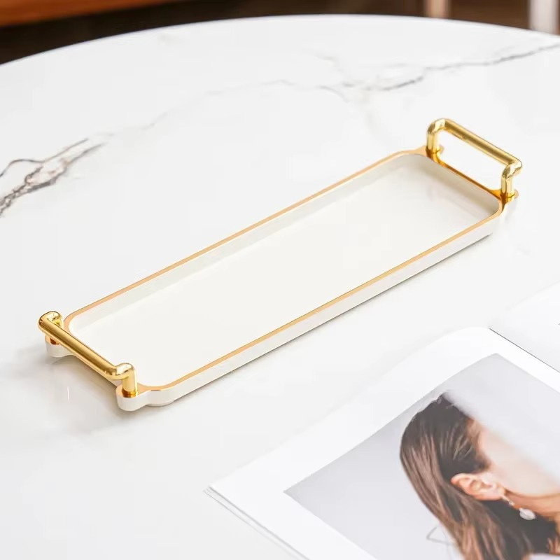 Norvo | Elegant rektangulær multifunksjonell oppbevaringsbrett