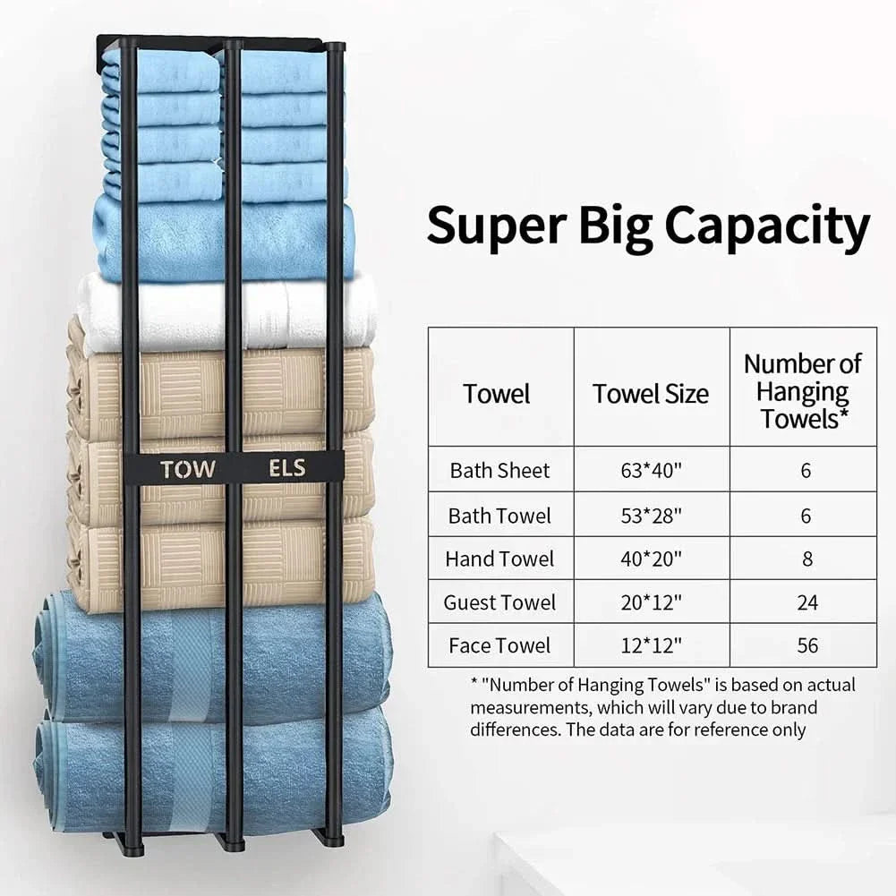 Norvo | Håndkleholder - Plassbesparende håndkleholder