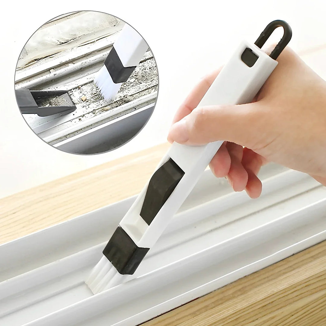 Norvo | Fugenix Rengjøringsbørstesett | 9-pakning Fugemidler & Spor Børster | Ergonomisk & Gjenbrukbar | For Bad, Kjøkken & Vinduer