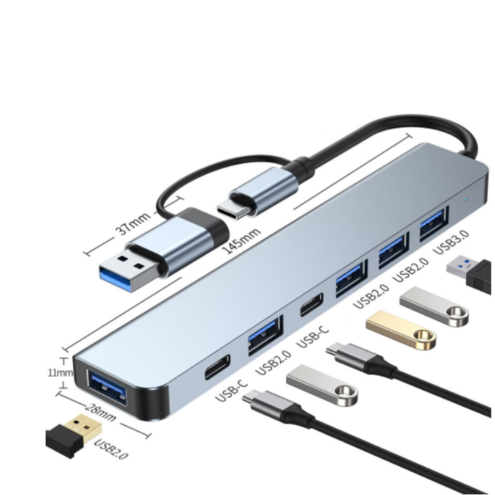 Norvo | Thunderbolt 3 USB-C Hub med HDMI, PD, SD/TF for MacBook Air M1 og iPad Pro