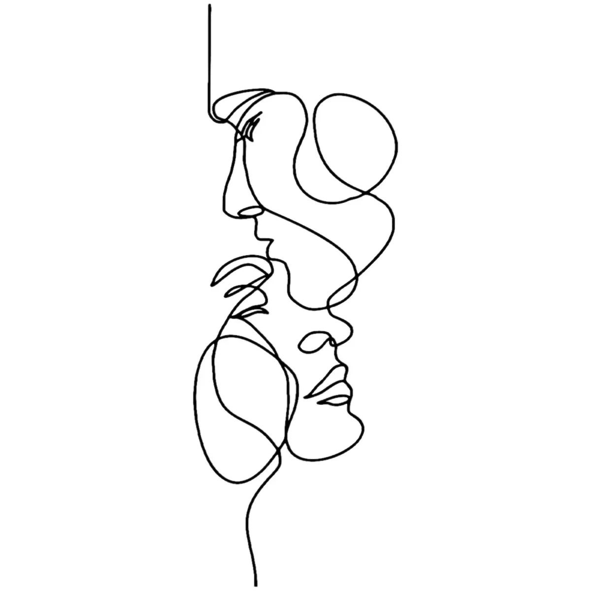 Norvo | Svart Metal Veggkunst | Abstrakt Veggskulptur