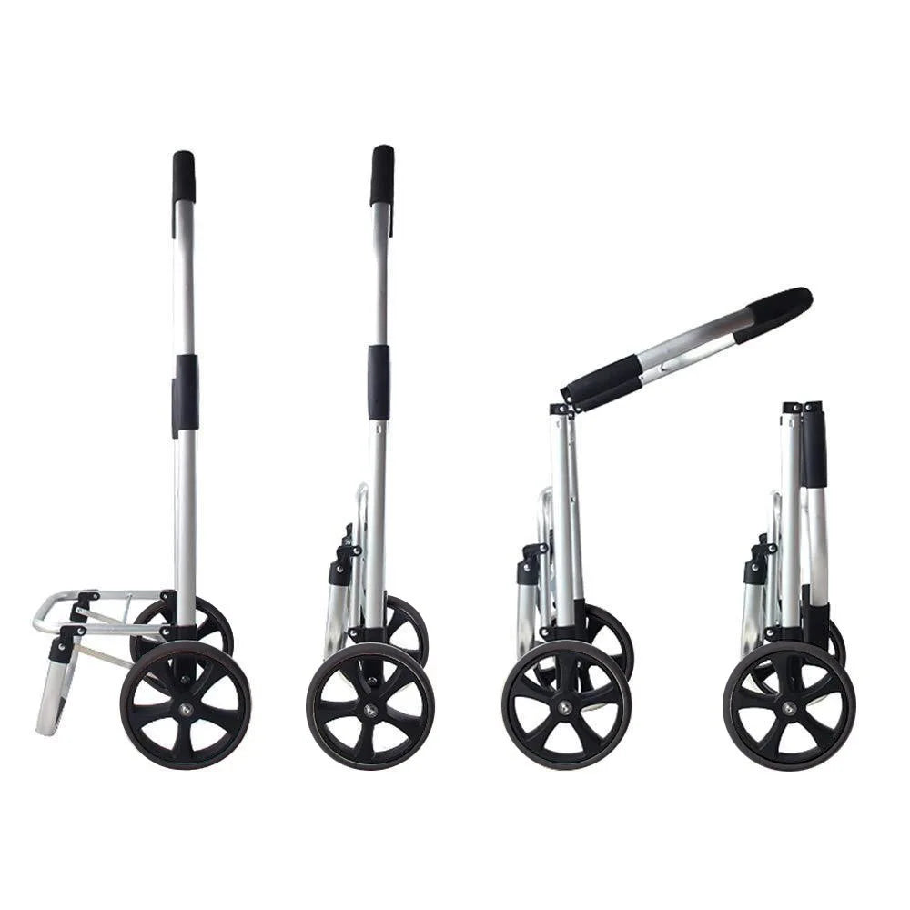 Norvo | Sammenleggbar Aluminium Handlekurv – CarryEase