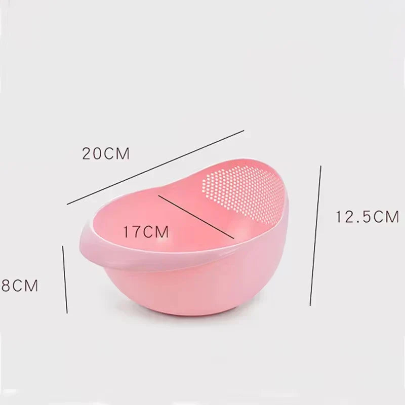 Norvo | KlarSieb Multifunctional Strainer | Travel Strainer & Draining Basket | For Fruits, Vegetables & Rice | Ergonomisk Design