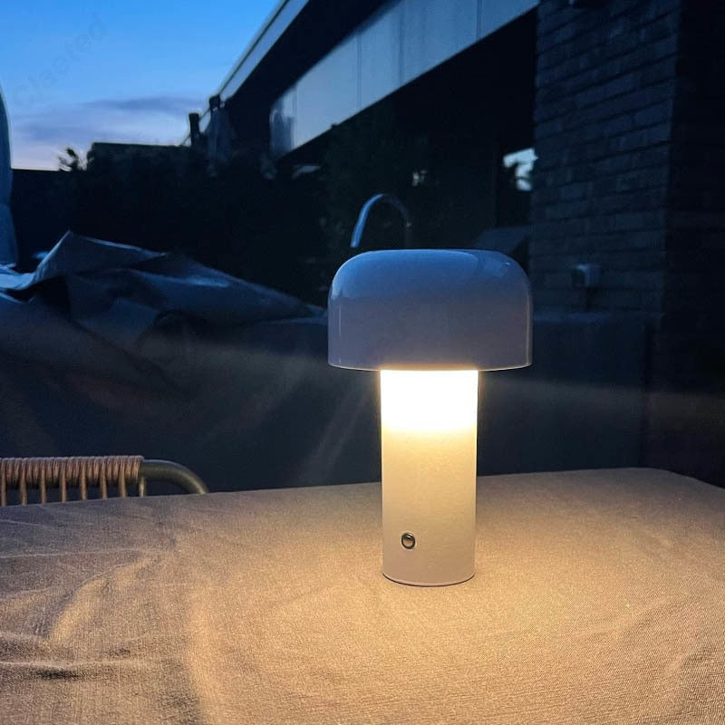 Norvo | Bærbar USB-ladbar berøringsnattbordlampe Stue dekorasjonslampe