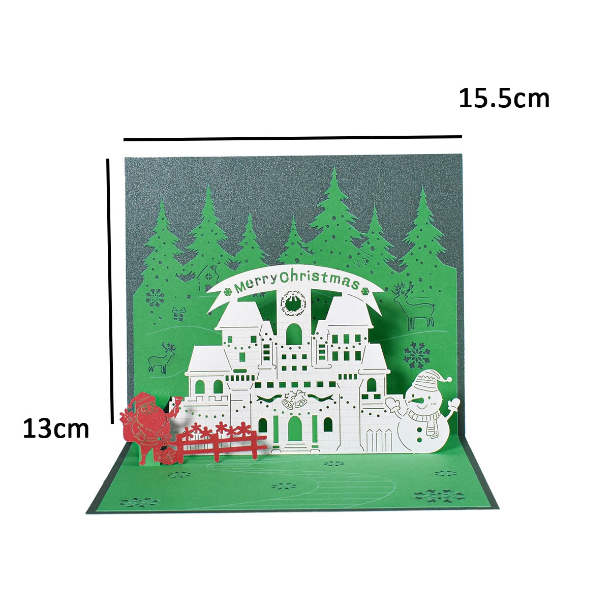 Norvo | 3D Pop-Up Glade Julegavekort