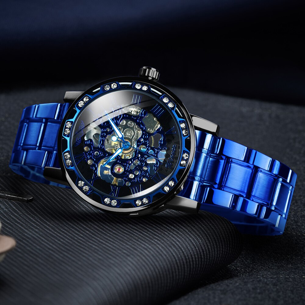 Norvo | Luminous Mechanical Titan Skeleton Watch