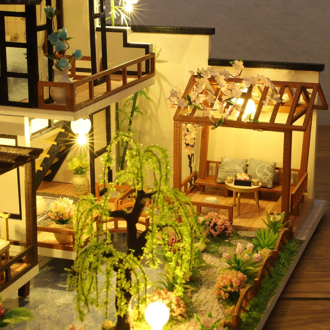 Norvo | Minvella | DIY Miniatyrtrehus | 3D Byggesett for Selvmontering | Kreativt Håndverkssett for Tenåringer og Voksne | Perfekt Gaveidé