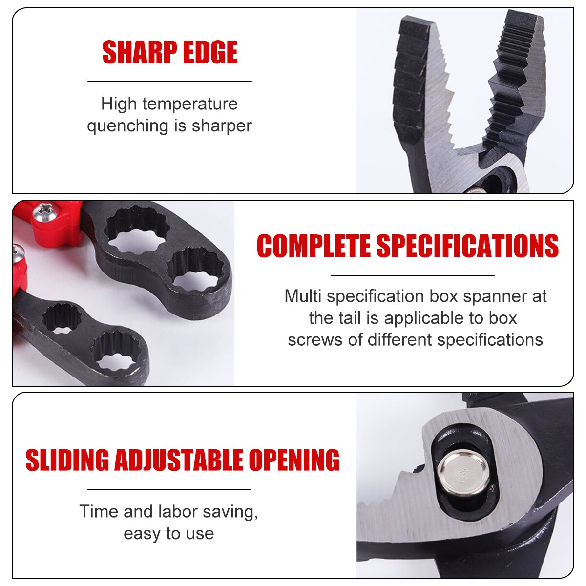 Norvo | Multi Task Quick Remove Skiftenøkkel Tang