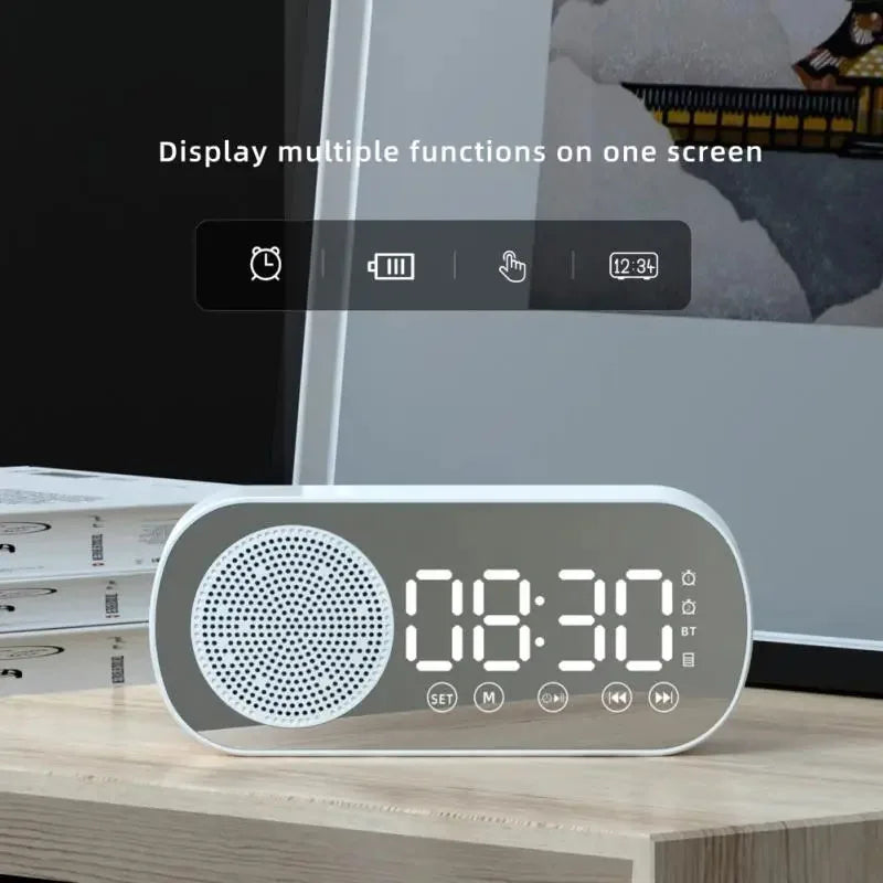 Norvo | Digital vekkerklokke med Bluetooth-høyttaler og FM-radio
