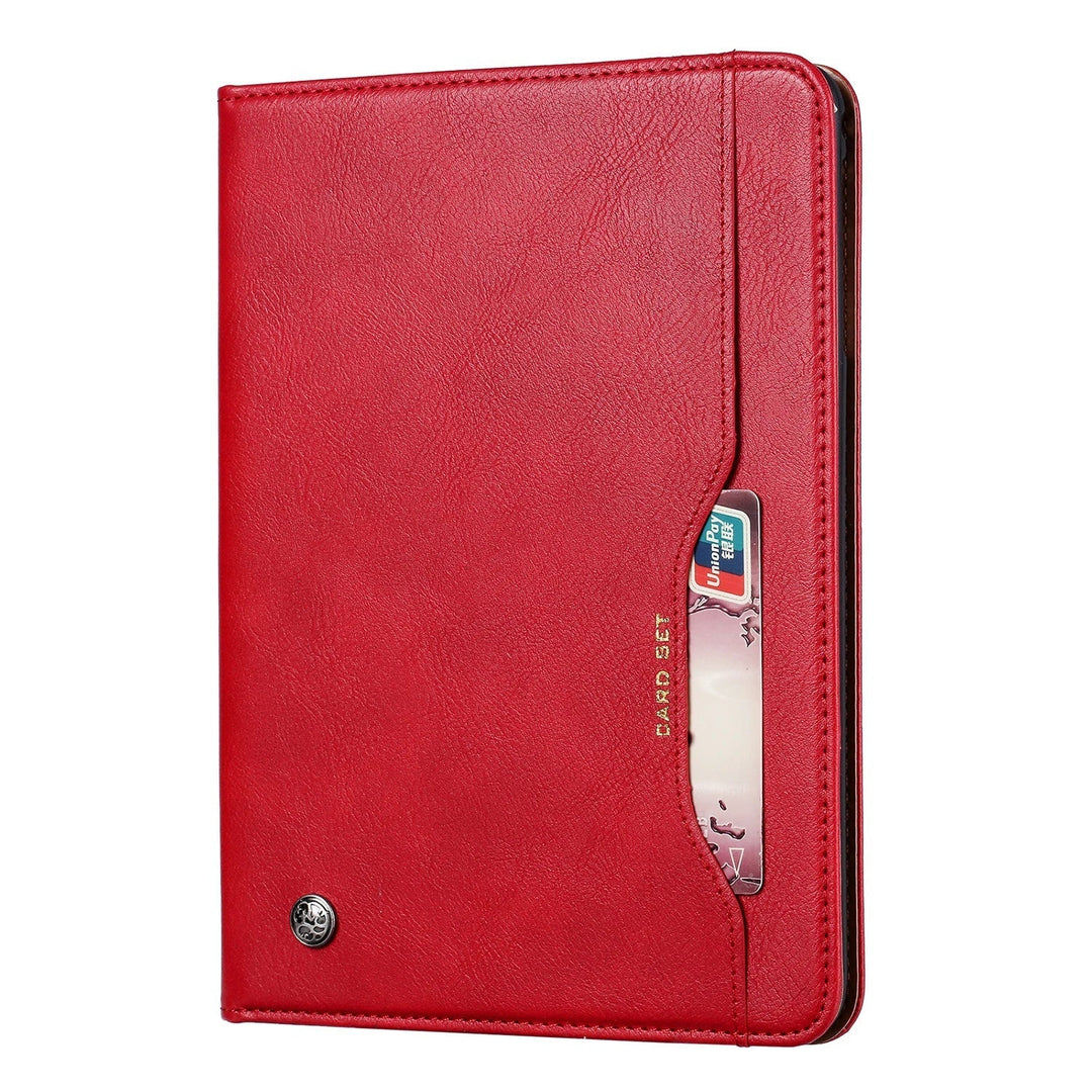 Norvo | Lær Flip Case for iPad 9.7 (2017-2018), 10.2 (7. / 8. generasjon), Air 2/3/4, Pro 9.7/10.5/11 - Vanntett, Støtsikker, Forretnings Tablet Case