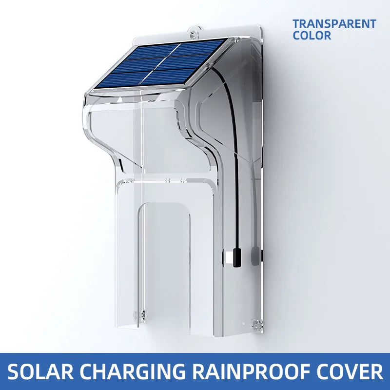 Norvo | SecuraSun DoorCam Trådløs HD Video Dørklokke med Solenergilading og Wi-Fi | IP65 Vanntett