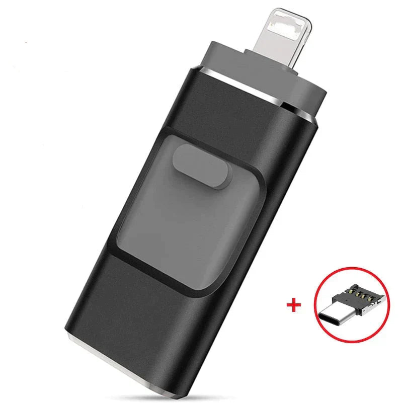 Norvo | DataFlex 4-i-1 Minnepinne – USB-lagring for telefon, nettbrett og PC