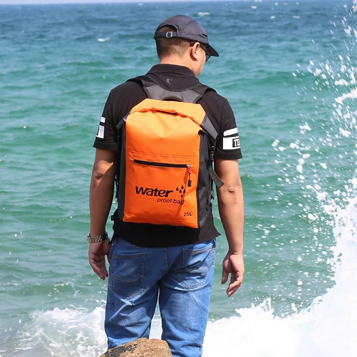 Norvo | AquaGuard Ryggsekk 25L | Vanntett og pustende ryggsekk for kajakk, trekking og utendørs eventyr