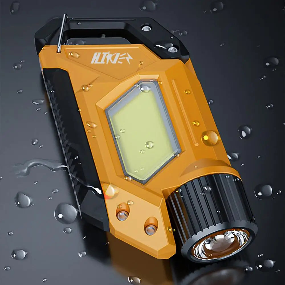 Norvo | Oppladbar Lettvekt LED EDC Camping Nøkkelring Lys