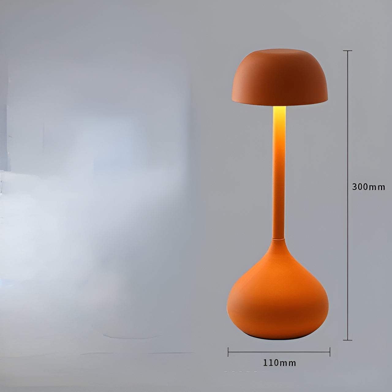 Norvo | LumiTouch Trådløs LED Bordlampe – Elegant, Dimbart og Moderne