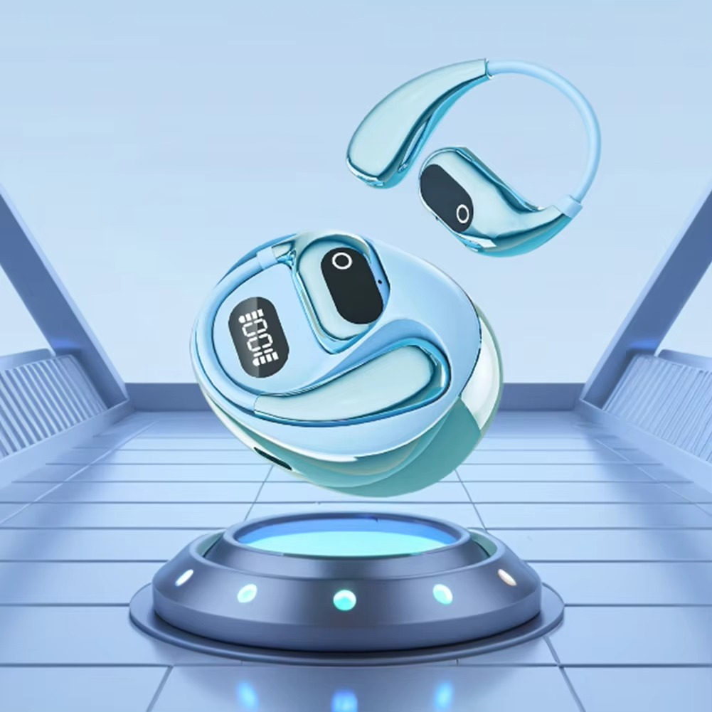 Norvo | AI Smart Translator Ørepropper med Bluetooth 5.3, Åpen Øre Språkutfordrende Hodetelefoner for Reise, Næring og Sport