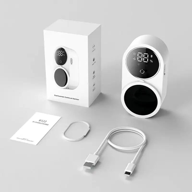 Norvo | Vegghengt UV-Lys Sterilisator Tannbørsteholder