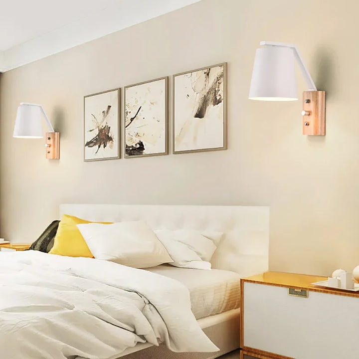WoodGlow Light – LED Vegglampe for Soverom Norvo