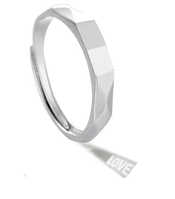 Norvo | Justerbare Lett Skulpturerte Par Ringer