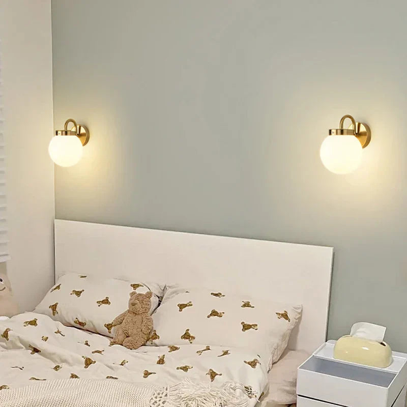 ModernWall - Skandinavisk LED Vegglampe med Glasskål