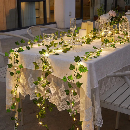 Norvo | Kunstige vinplanter med LED-lamper for oppheng