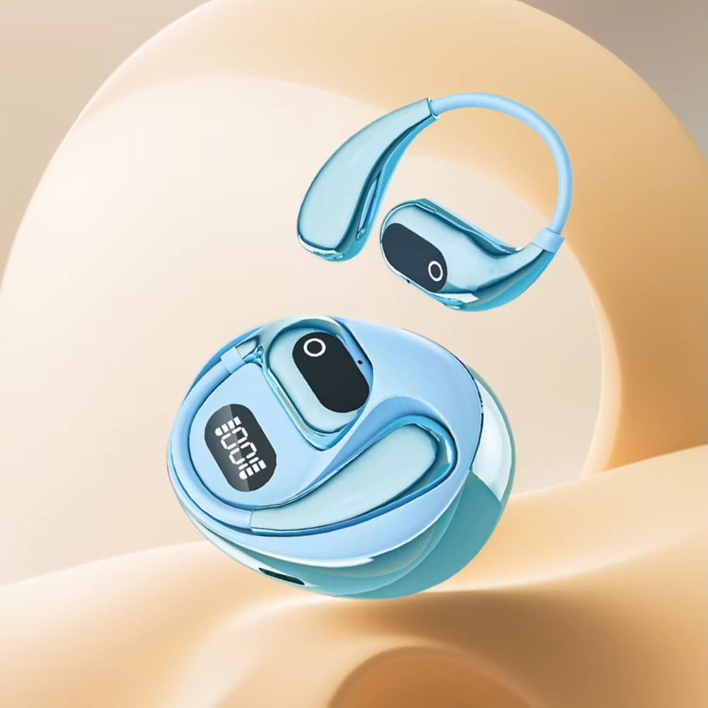 Norvo | AI Smart Translator Ørepropper med Bluetooth 5.3, Åpen Øre Språkutfordrende Hodetelefoner for Reise, Næring og Sport