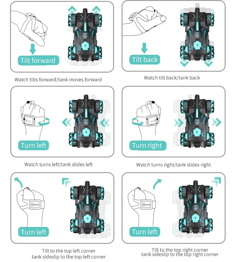 Norvo | Bevegelse- og fjernstyrt tankkjøretøylek