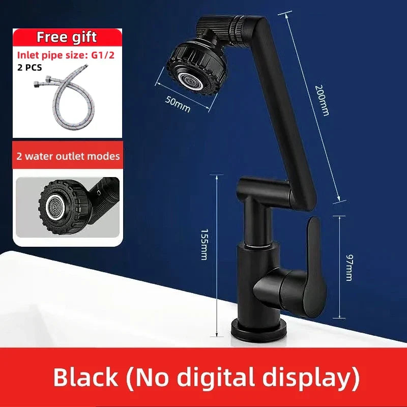 Norvo | Digital Display Rotatable Japansk Stil Badekran