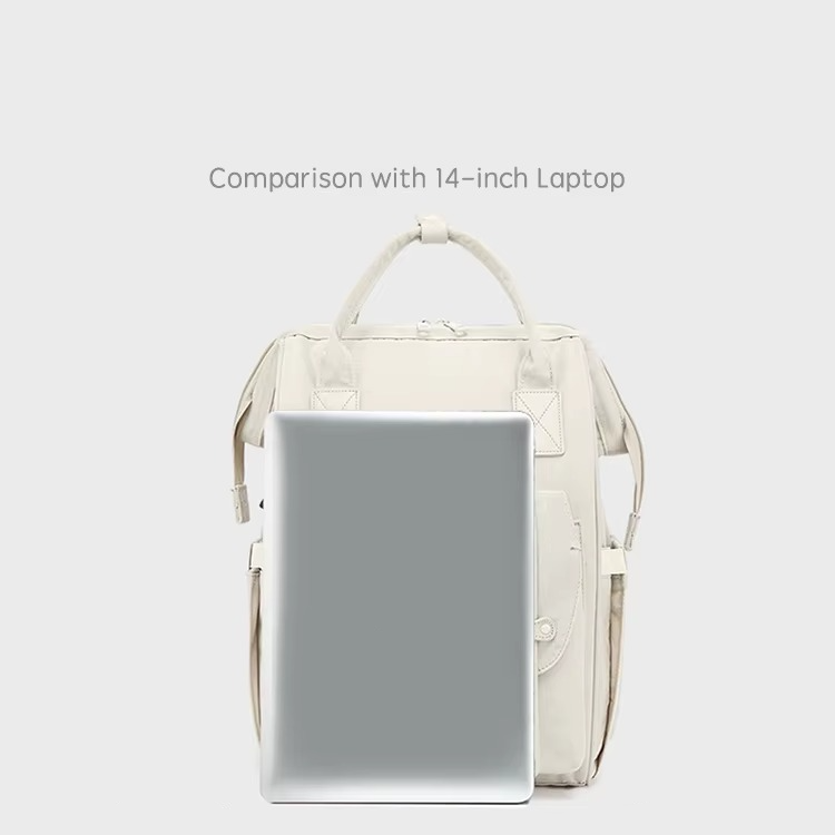 Norvo | Babybleie Ryggsekk med Barnevognkroker, Vanntett Reise Maternitetsveske for Hverdagsnødvendigheter