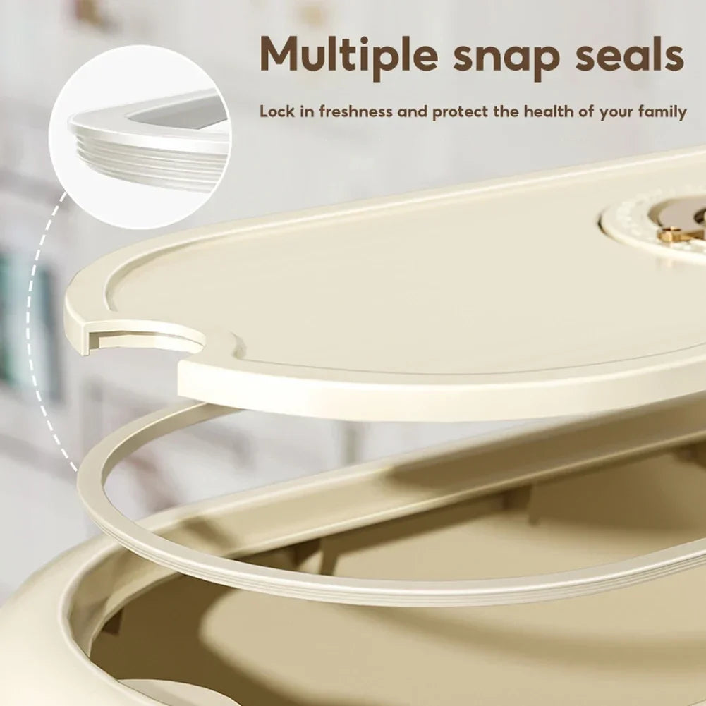 Norvo | Reiselager & Kornbeholder GrainGuard | 5 kg / 10 kg | Automatisk & Insektbestandig | Lufttett & Hygienisk