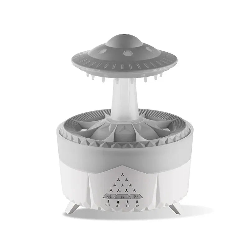 Norvo | UFO Luftfukter | Ultralyd Aromaterapi Diffuser med Fjernkontroll - Grosven