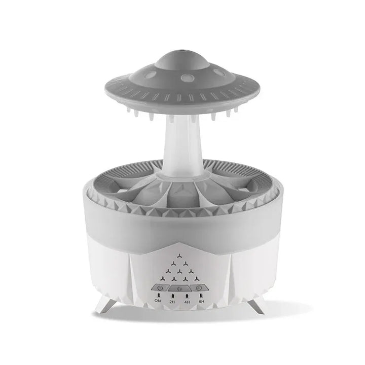 Norvo | UFO Luftfukter | Ultralyd Aromaterapi Diffuser med Fjernkontroll - Grosven