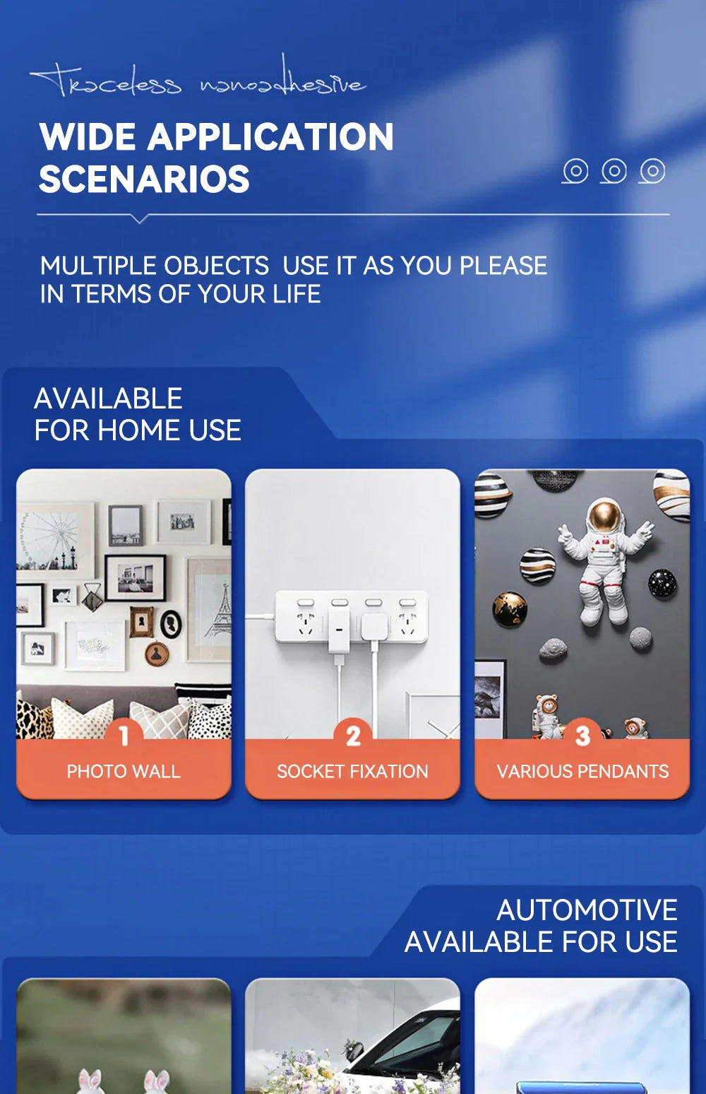 Norvo | Dobbeltsidig nano tape - 2Pcs