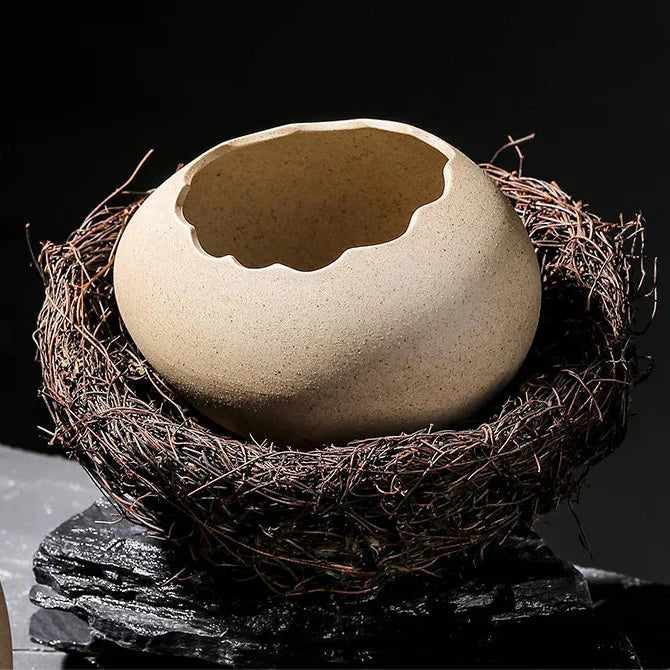 Norvo | Kreativ Keramisk Fuglerede Eggshell Skål