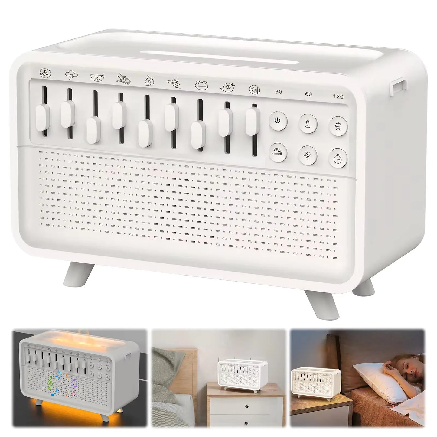 Norvo | Bluetooth Lydterapi Luftfukter