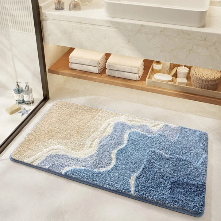 Norvo | Seaside Footprint Pattern Badmatte