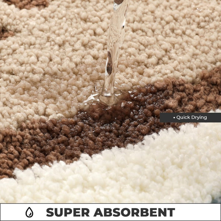 Norvo | Seaside Footprint Pattern Badmatte