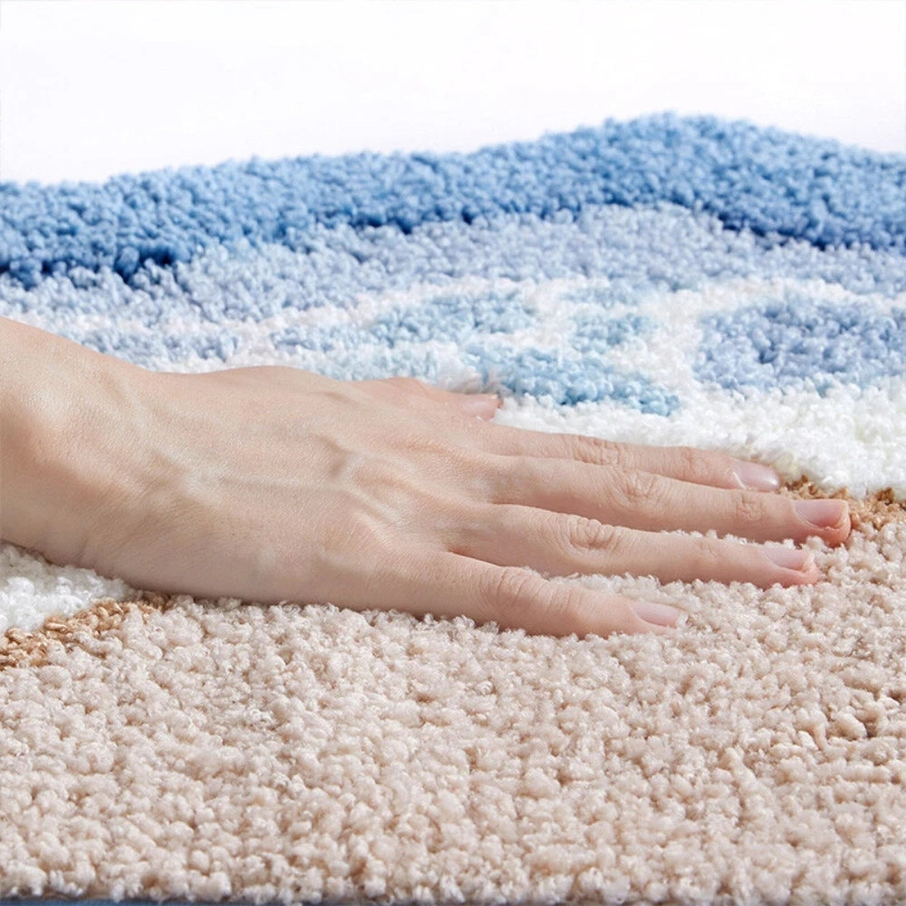 Norvo | Seaside Footprint Pattern Badmatte