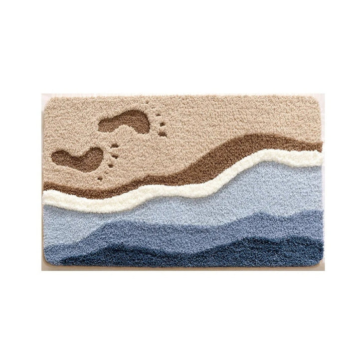 Norvo | Seaside Footprint Pattern Badmatte