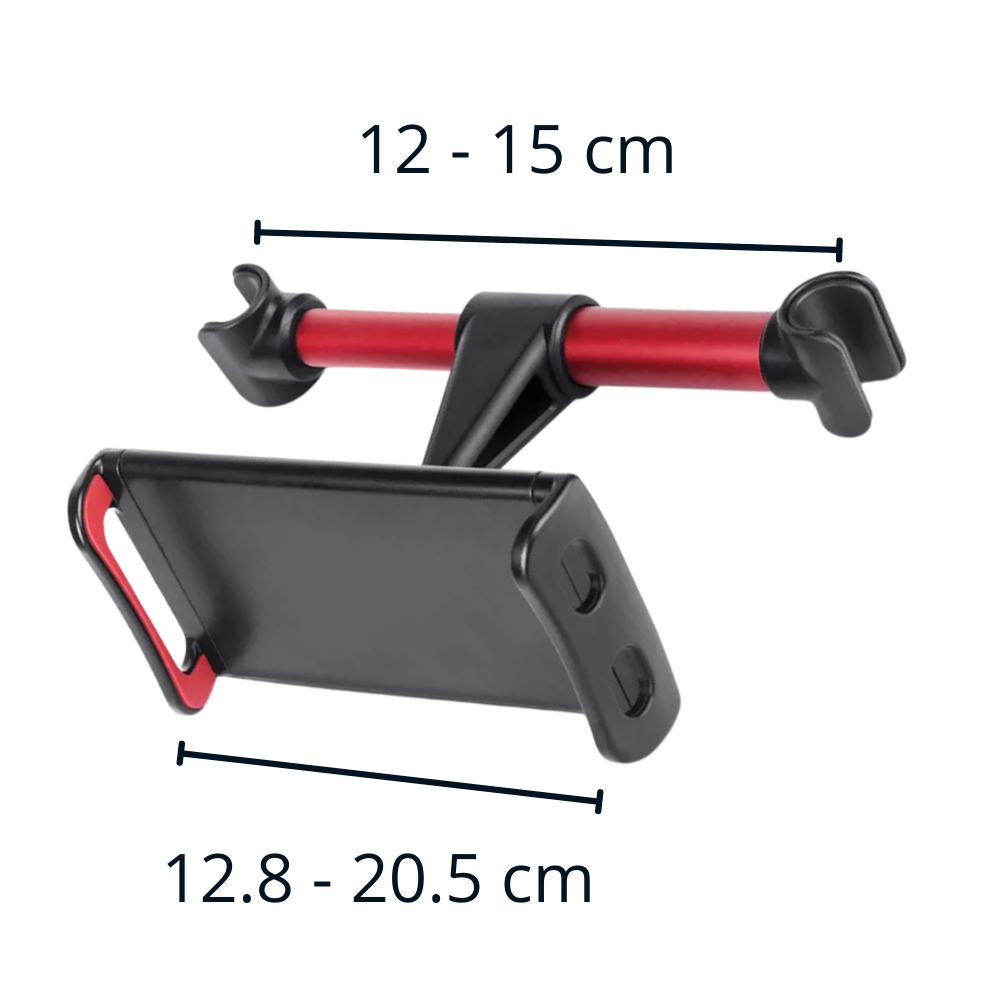 Bil baksete nettbrett og telefonholder