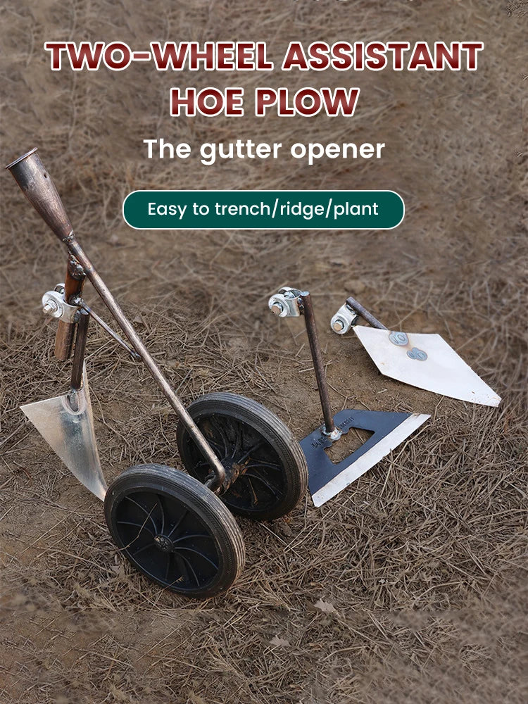 Norvo | Ugresshakke TerraRex Duo | Håndsmidd av manganstål | For ugressfjerning og jordløsning | Uten håndtak