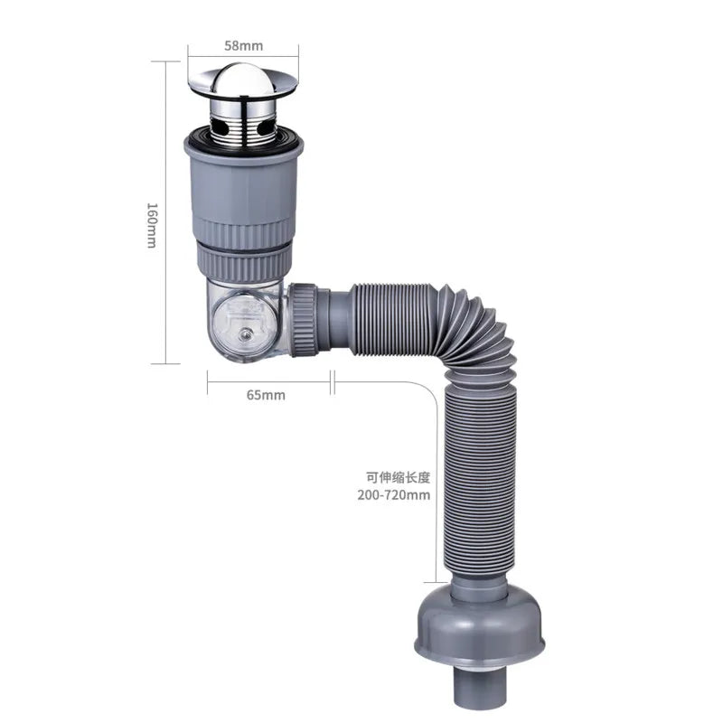 360 Drain Easy Universal Overflow Disposer Drain Kit | Norvo