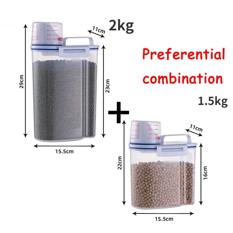 Norvo | Fôr Frisk Kjæledyrmat Lagringsmålekontainer