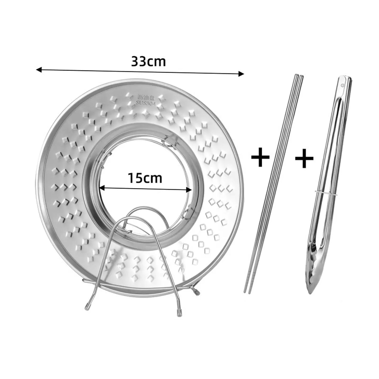 Norvo | Vanntett Stekeolje Filterbrett Kjøkken Sil Rack