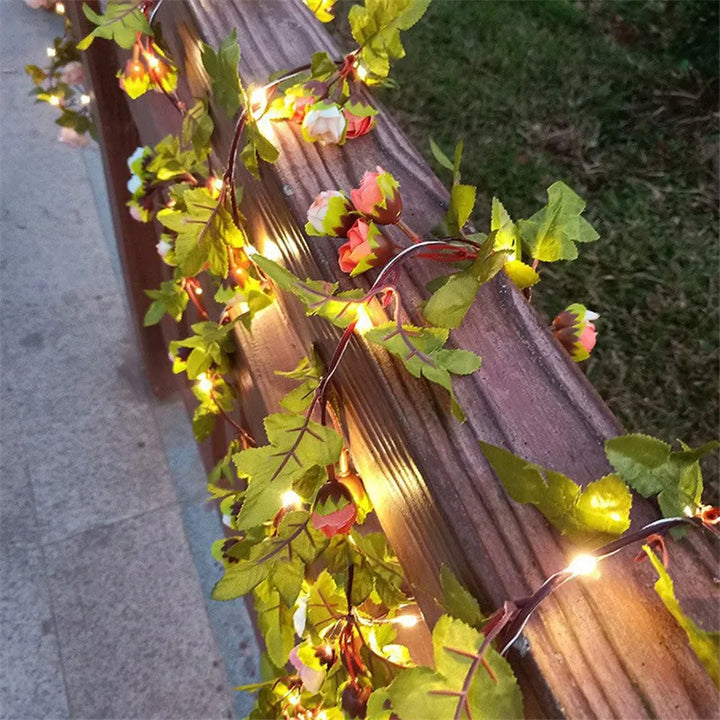 Norvo | Kunstige vinplanter med LED-lamper for oppheng